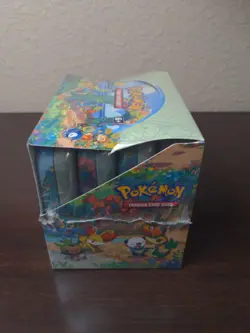 Sealed 2021 Pokemon Celebrations Complete 8 Mini Tin Set & Display Box 820650819377 - Image 2