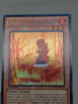 Yugioh Laval Lakeside Lady HA06-EN034 Secret Rare 1st Ed NM - Image 2