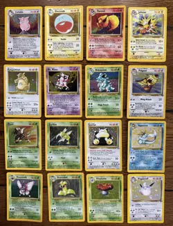 Pokemon Jungle Set 1 - 64 100% Complete Vintage Pokemon Cards Holo WOTC - Image 1