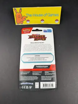 Pokemon TCG Destined Rivals Checklane Blister Pack w/ Eevee Promo New Sealed - Image 2