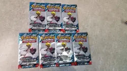 (7) Pokemon Scarlet & Violet Journey Together Sample / Fun Pack - 3 cards per pk - Image 1