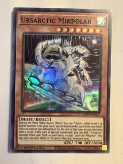 Ursarctic Mikpolar | ANGU-EN027 | Super Rare 1st Edition NM | Yugioh! - Image 1
