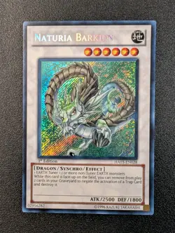 Naturia Barkion HA03-EN028 Secret Rare 1st Edition Yugioh Card LP - Image 1