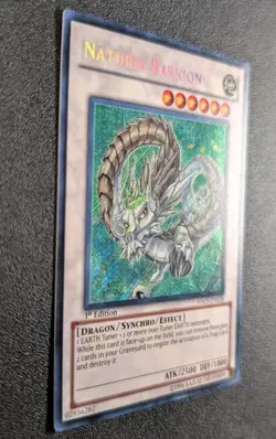 Naturia Barkion HA03-EN028 Secret Rare 1st Edition Yugioh Card LP - Image 2