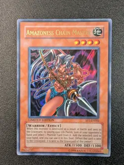 Amazoness Chain Master SP1-EN002 Ultra Rare Limited Edition HP YuGiOh - Image 1