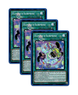 Yugioh! Yummy☆Surprise JUSH-EN025 (SR) 1st Ed 3x "Yummy Deck Support" - Image 1