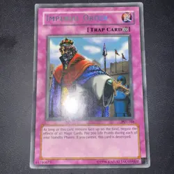 Yugioh Imperial Order PSV-104 Secret Rare REVERSE SECRET MISPRINT #2 - Image 1