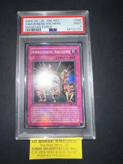YU GI OH PSA 9 AMAZONESS ARCHERS MFC-096 MAGICIAN FORCE ENGLISH 2003! - Image 5