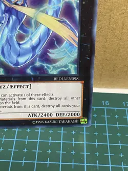 Yugioh Number 91: Thunder Spark Dragon REDU-EN098 Ultra Rare 1st Ed LP - Image 4