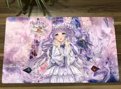YuGiOh Table Playmat Vaalmonica TCG CCG Play Pad Trading Card Game Mat Free Bag - Image 1