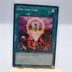 Yugioh TCG Single Card One For One Spell Card #027 - Image 1