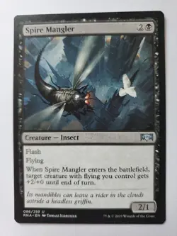 MTG Magic The Gathering Card Spire Mangler Creature Insect Black Ravnica Allegia - Image 1