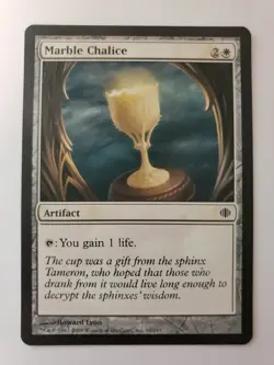 MTG Magic The Gathering Card Marble Chalice Artifact White Shards Of Alara - Image 1