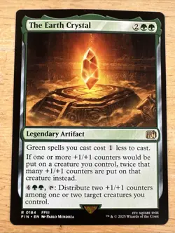 The Earth Crystal R #0184 MTG Final Fantasy RARE FF3 FFIII FIN EN - FREE SHIP - Image 1