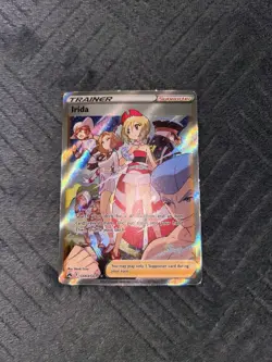 Pokemon TCG Irida GG63/GG70 Crown Zenith Galarian Gallery Full Art Trainer 2023 - Image 1