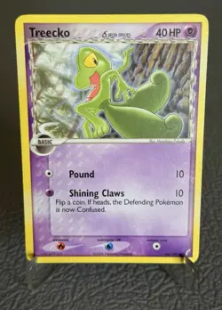 Treecko Delta Species 68/100 EX Crystal Guardians Pokemon TCG NM/VLP+ 💎 - Image 1