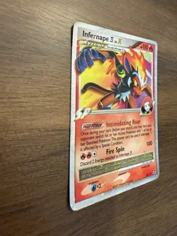 Pokemon Infernape E4 LV. X Rising Rivals #108/111 Heavily Played - Image 2