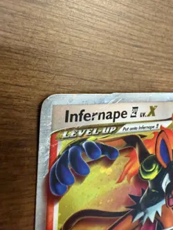 Pokemon Infernape E4 LV. X Rising Rivals #108/111 Heavily Played - Image 4