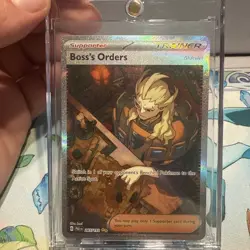 Boss's Orders 265/193 Pokemon Paldea Evolved Holo Full Art Ultra Rare - Image 1