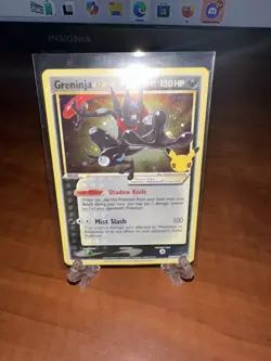 DOUBLE SWIRL 💫 Pokemon 25th Celebrations TCG Greninja SWSH144 Black Star Promo - Image 1