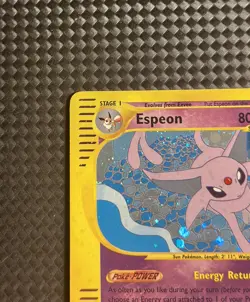 Carte Pokemon Set Aquapolis Espeon H9/H32 HOLO ENG VERY RARE EXC+ - Image 3