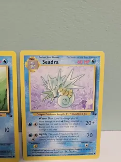 Pokemon TCG Horsea & Seadra Fossil Edition Unlimited Regular LP-NM - Image 3