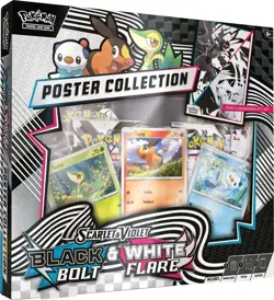 Pokemon TCG Poster Collection Box Black Bolt & White Flare Unova - Image 1