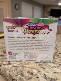 Pokemon TCG Sword & Shield Vivid Voltage Booster Box Factory Sealed - Image 2