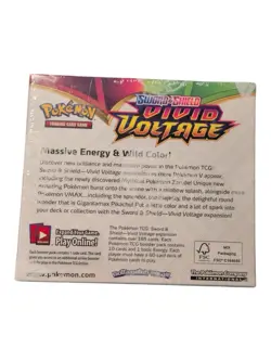 Pokemon TCG Sword & Shield Vivid Voltage Booster Box Factory Sealed - Image 2