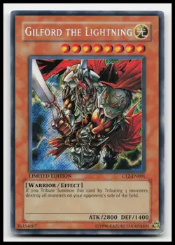Gilford the Lightning CT2-EN001 2005 Collectors Tin Yugioh Card - Image 1