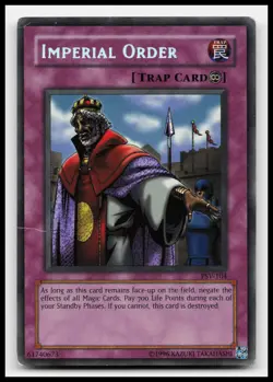 Imperial Order PSV-104 Pharaoh's Servant Yugioh Card - Image 1