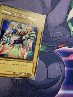 Gamma the Magnet Warrior DOR-003 Duelist of the Roses Yugioh Card - Image 3