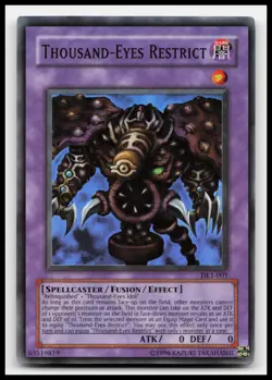 Thousand-Eyes Restrict DL1-001 Duelist League Promo Yugioh Card - Image 1