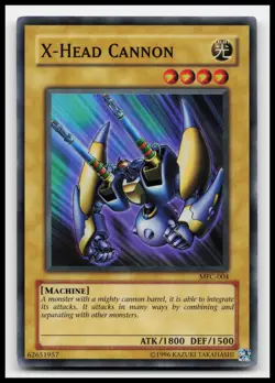 X-Head Cannon MFC-004 Magician's Force Yugioh Card - Image 1