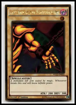 Left Arm of the Forbidden One PGL2-EN025 Return of the Bling Yugioh Card - Image 1