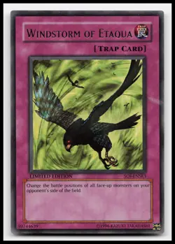Windstorm of Etaqua SOI-ENSE3 Shadow of Infinity Yugioh Card - Image 1