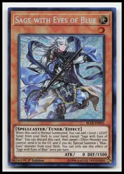 Sage with Eyes of Blue BLLR-EN055 Battles of Legend: Light's Revenge Yugioh Card - Image 1