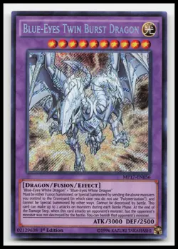 Blue-Eyes Twin Burst Dragon MP17-EN056 2017 Mega-Tins Mega Pack Yugioh Card - Image 1