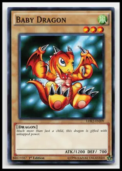 Baby Dragon LDK2-ENJ09 Legendary Decks II Yugioh Card - Image 1