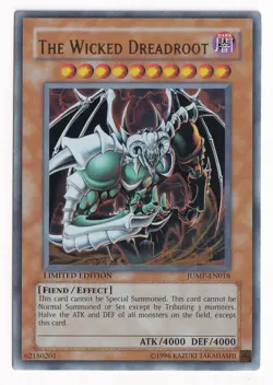 The Wicked Dreadroot JUMP-EN018 Shonen Jump Magazine Promos Yugioh Card - Image 1