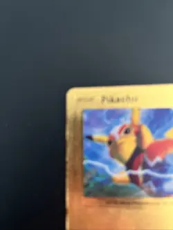 Pikachu Gold Foil Pokemon Card 076/073 SECRET Fan Art /Collectible - Image 3
