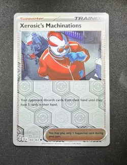 Xerosic's Machinations 064/064 Reverse Holo Shrouded Fable Pokemon Card NM - Image 1