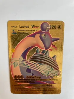 Lapras VMAX SV111/SV122 HP320 - Gold Foil Fan Art Card - Image 1