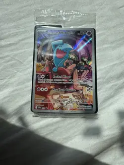 Pokemon TCG Destined Rivals Team Rockets Wobbuffet Promo Card 203 sealed - Image 1
