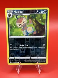 Nuzleaf 096/203 Reverse Holo Evolving Skies Pokemon Card NM - Image 1