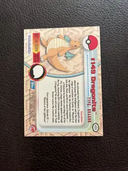 Pokemon Card - Dragonite #149 - Pokemon Topps Series 3 - Blue Logo Vintage - Image 2