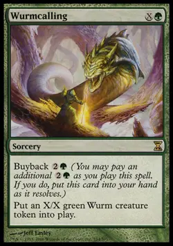 MTG magic cards 1x Wurmcalling Time Spiral NM-Mint, English - Image 1