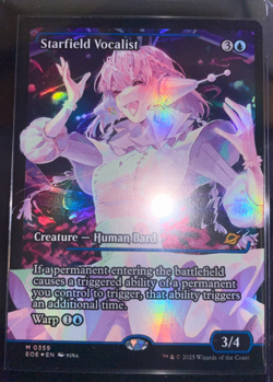 MTG Starfield Vocalist (Showcase) Edge of Eternities Foil NM #359 (English) - Image 1
