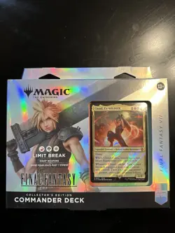 MTG Final Fantasy VII Limit Break Commander Deck Collector’s Edition SEALED - Image 1