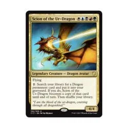 WOTC MTG Commander 2017 Scion of the Ur-Dragon (R) NM - Image 1